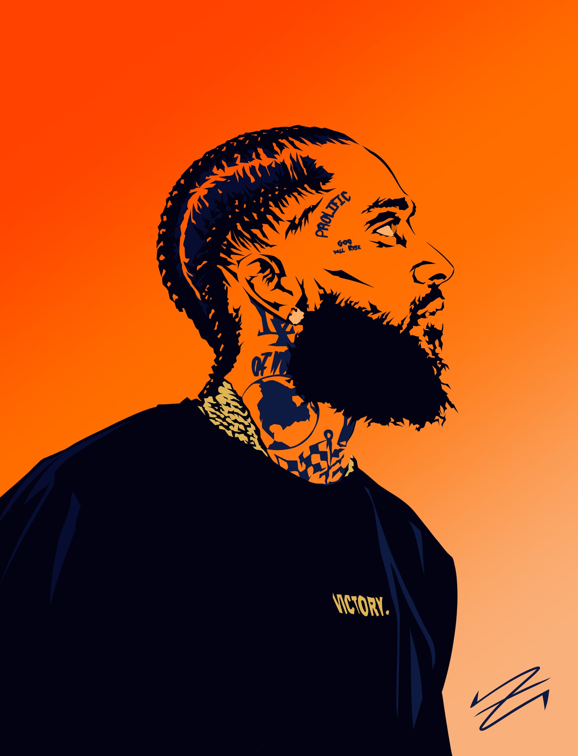 Nipsey Hussle Orginal Painting